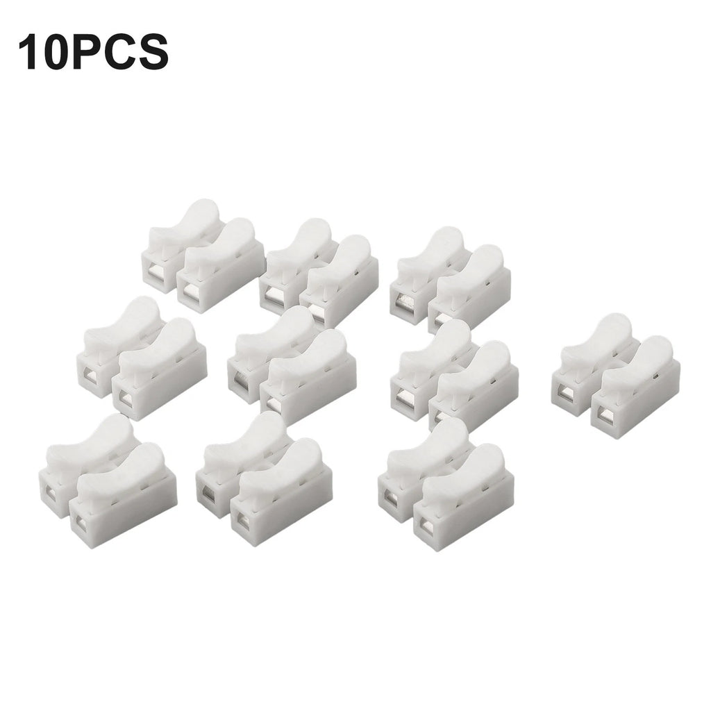 10X CH2 Spring Quick Wire Connector Cable Clamp for