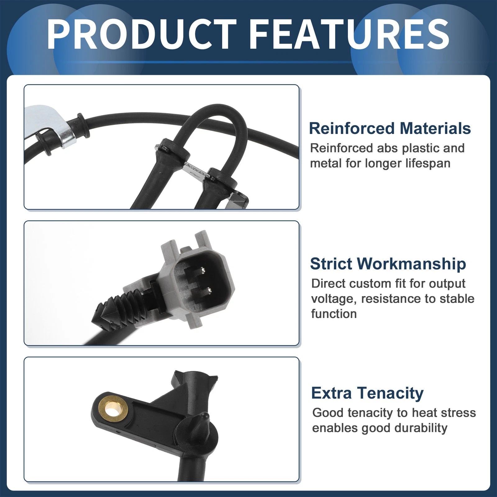 ABS Wheel Speed Sensor No. 4638470AC for Chrysler Town & Country (2011–2016)