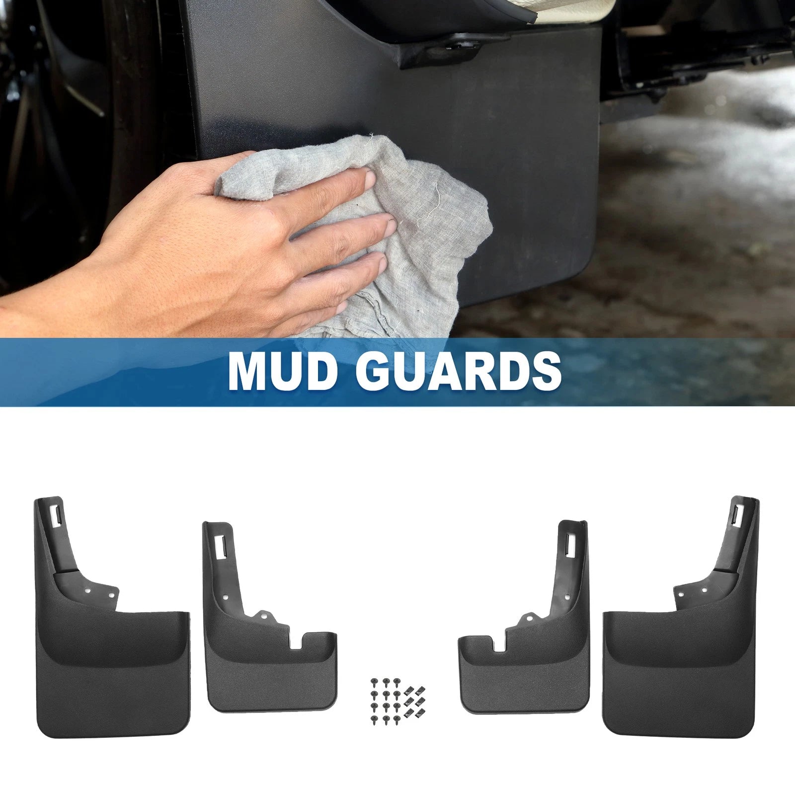 Mud Flap Splash Guard for Ford F150 (2022–2024)