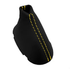 Leather Automatic Shift Boot Cover for BMW E46 (1999–2004) Yellow Stitch