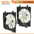 Set of 2 Cooling Fans for Honda CR-V (2002–2006)