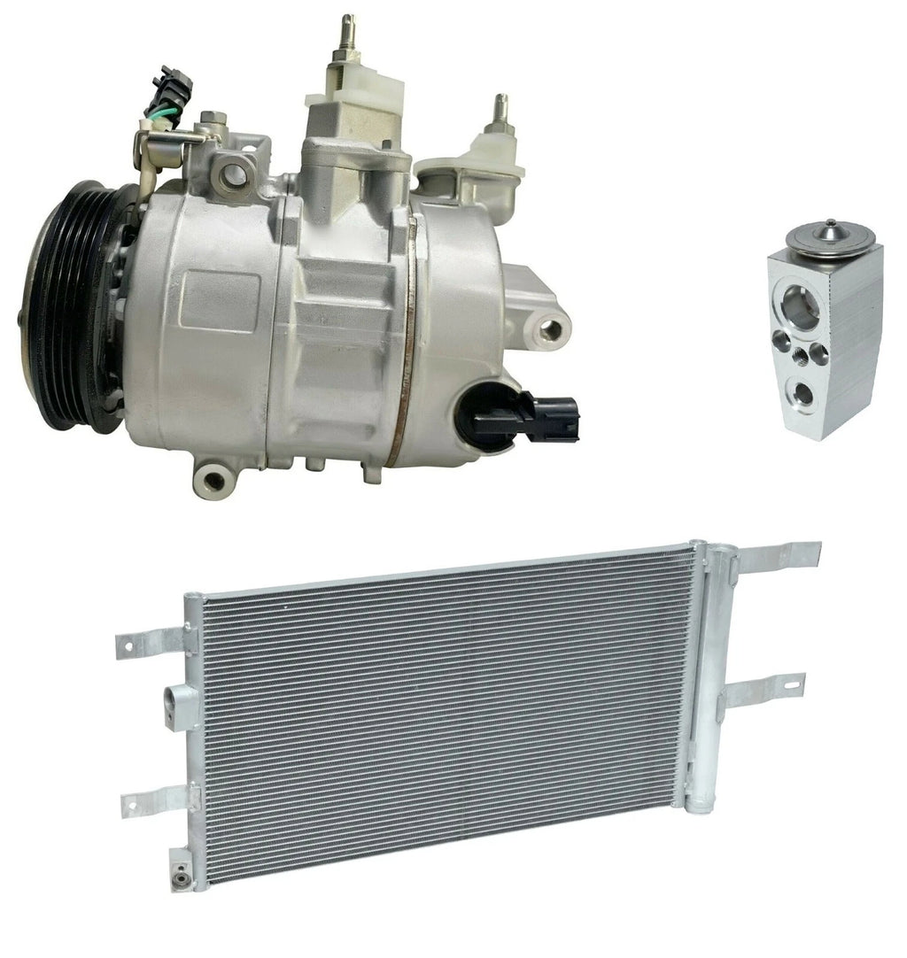 AC Compressor Kit With Condenser for Ford Fusion 2.7L (2019-2019)
