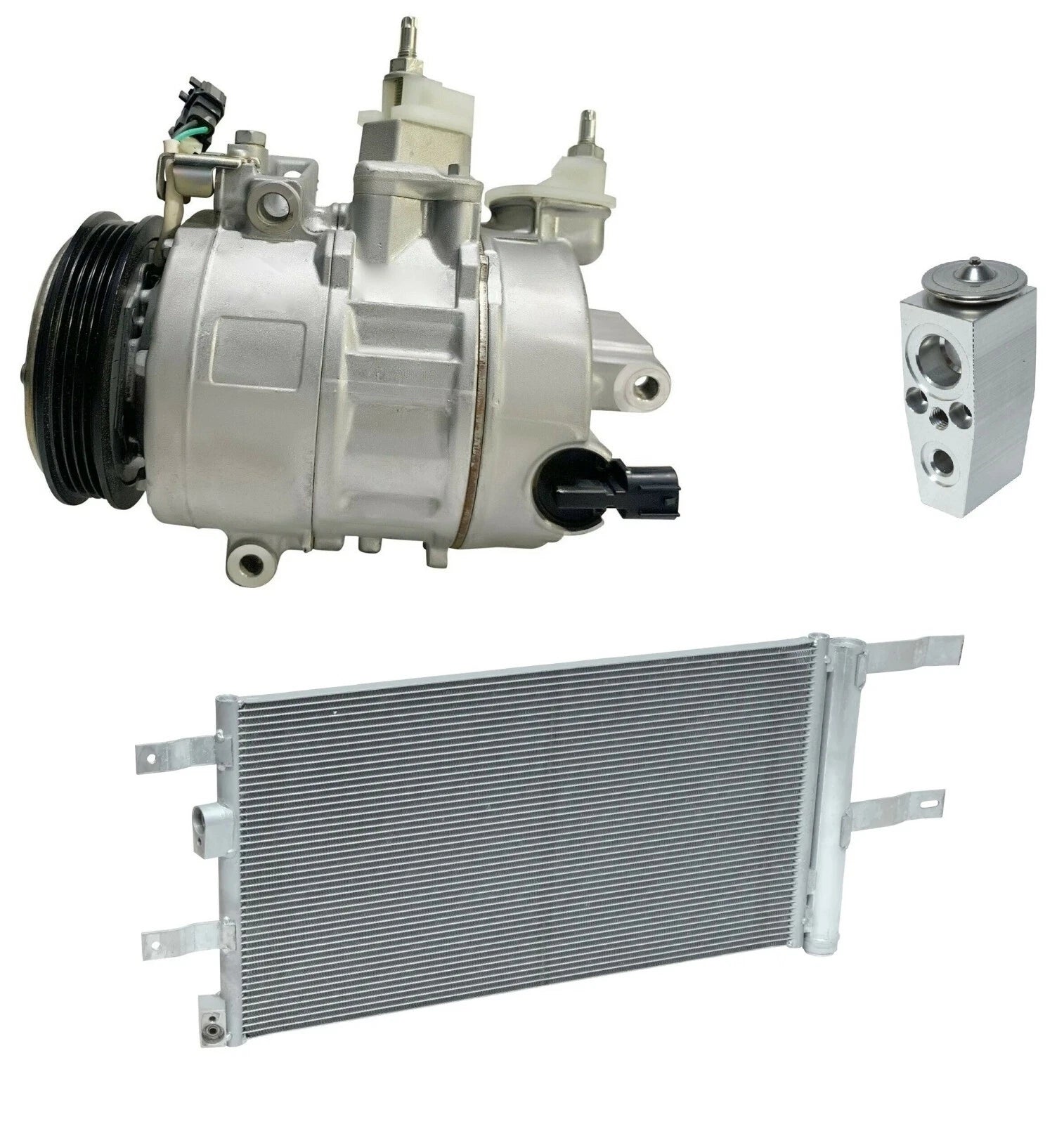 AC Compressor Kit With Condenser for Ford Fusion 2.7L (2019-2019)