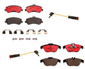 Brembo Front & Rear Ceramic Brake Pads Sensors Kit for Mercedes GLK250 GLK350 (2009–2015)