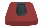 Leather Console Lid Bench Seat Cover for Chevrolet Silverado (2019–2020) Red
