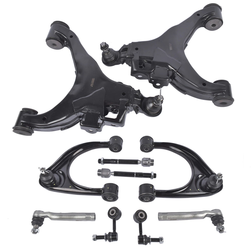 Set of 2 Front Upper Lower Control Arms for Toyota Sequoia Tundra (2008–2019)