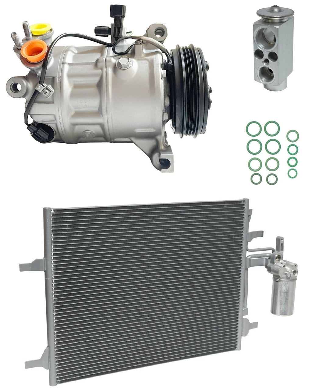 AC Compressor Kit With Condenser for Volvo S60 2.5L (2011–2018)