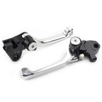 Silver Pivot Brake Clutch Levers for Kawasaki KX250F KX450F (2004–2023)