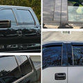 Set of 4 Door Post Pillar Trim for Ford F150 (2004–2014) Gloss Black