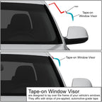 Window Visor Shade Vent Deflector for Toyota Corolla Hatchback (2019–2024)