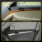 Interior Door Handle for Hyundai Sonata (2008–2010) - Front Passenger, Black Plastic