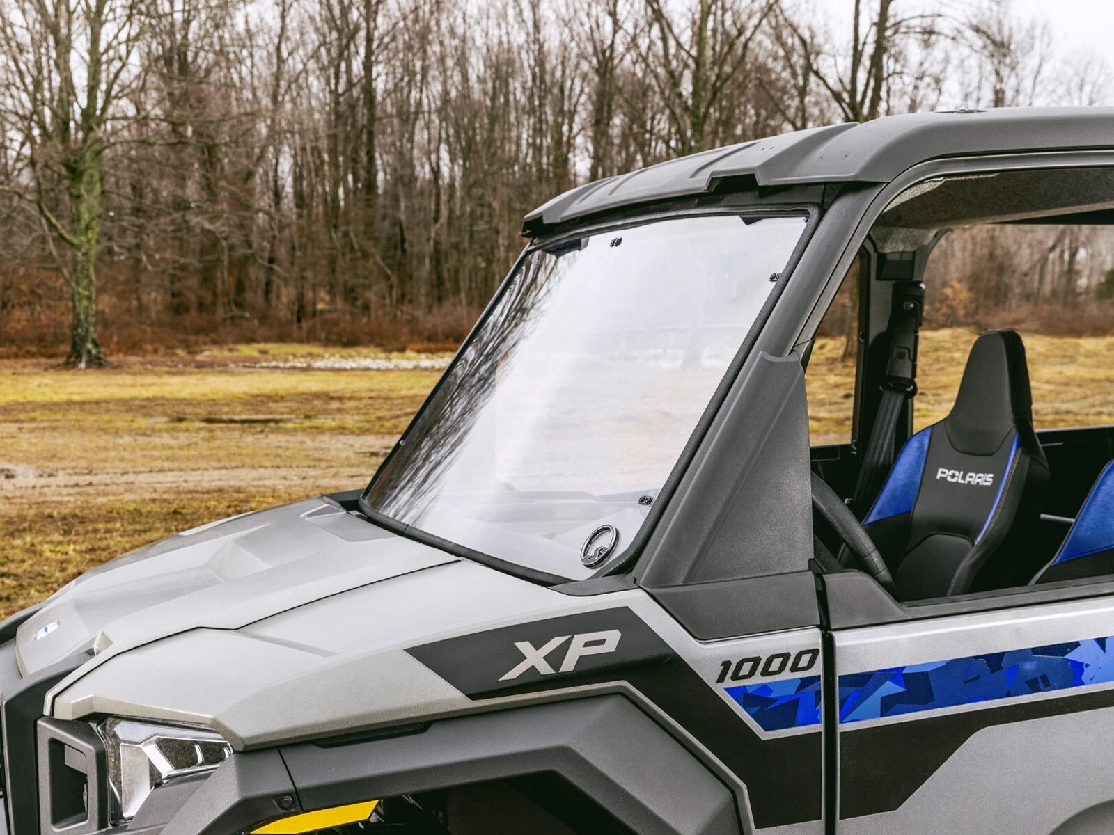 Scratch Resistant Full Windshield for Polaris Xpedition (See Fitment)