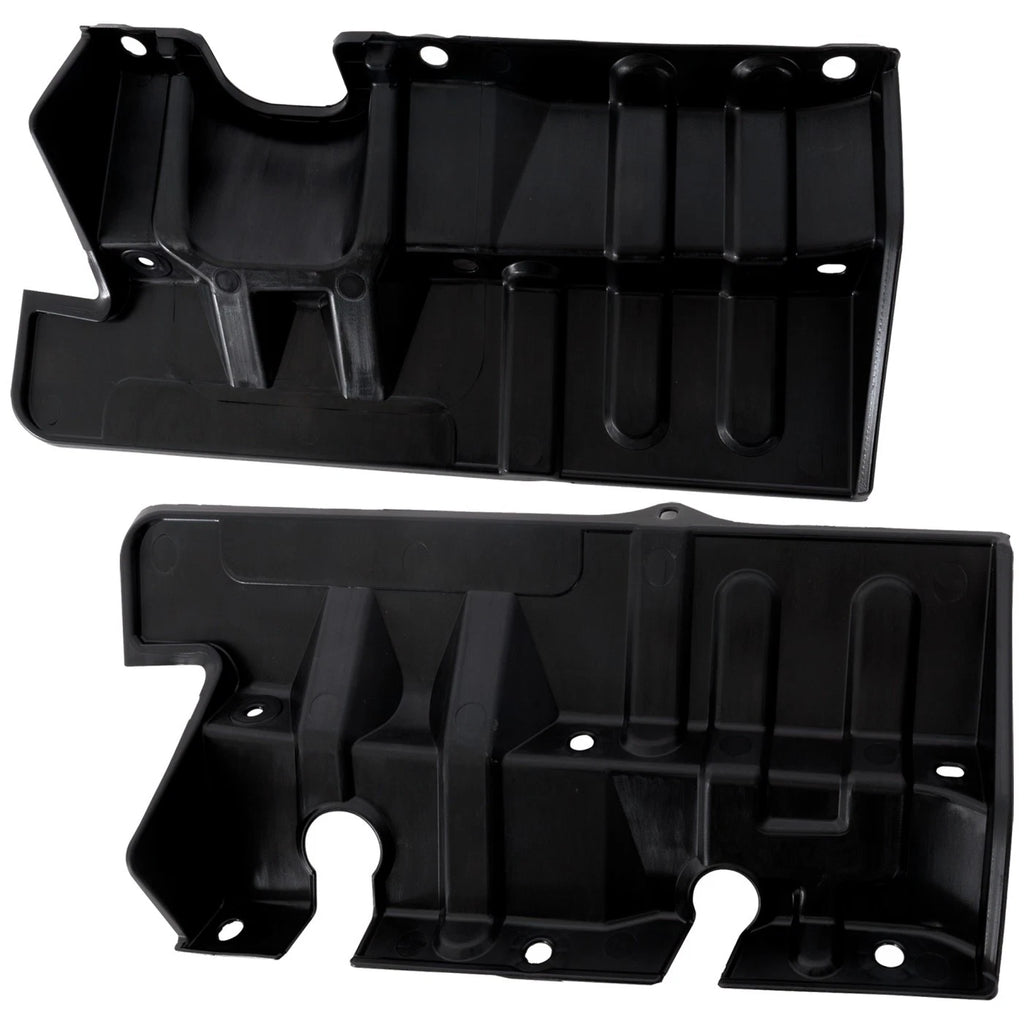 Set of 2 Radiator Support Covers for Driver & Passenger Side