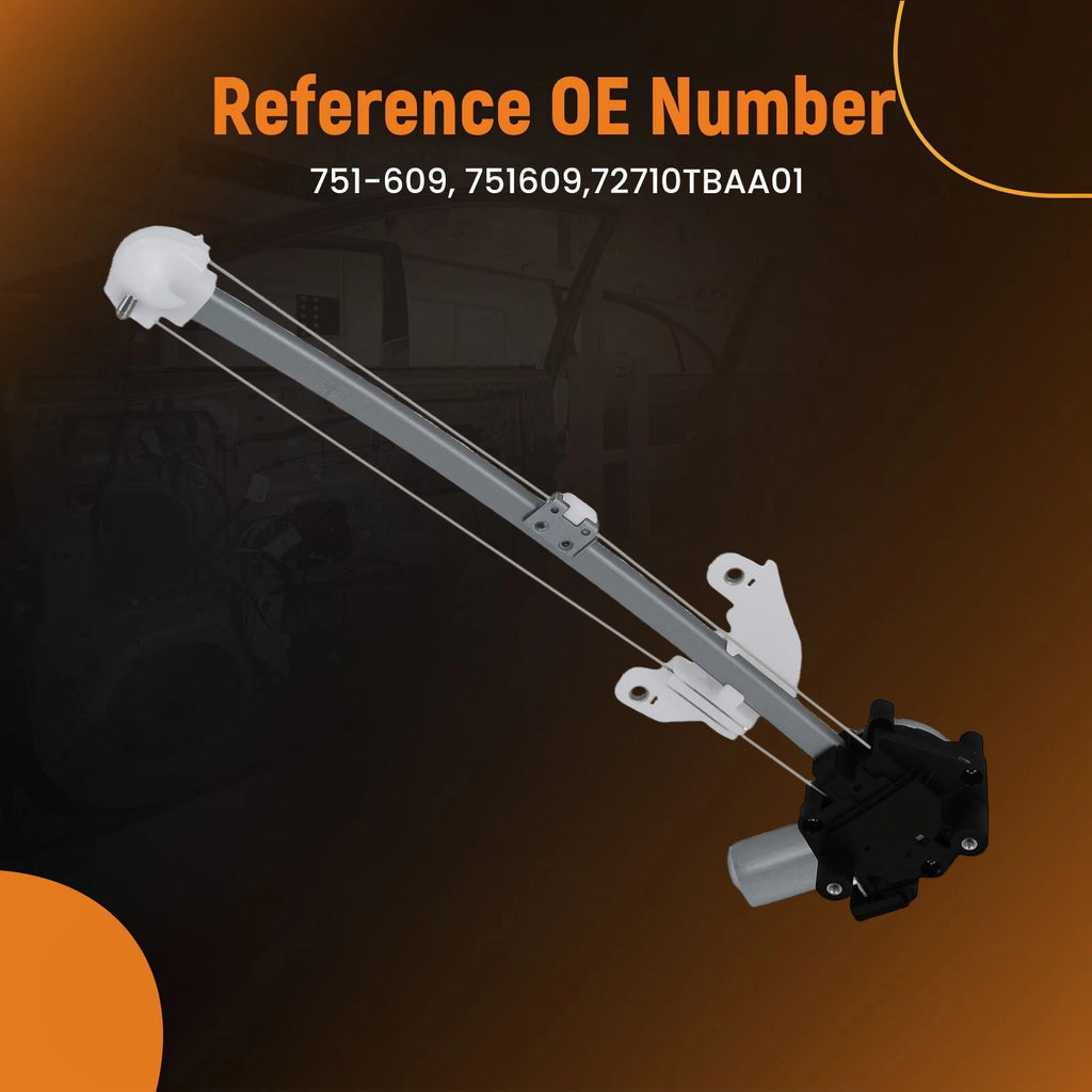 Window Regulator & Motor Assembly for Honda Civic (2016-2021) Rear Right