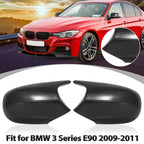 Carbon Fiber Rear View Mirror Cover Cap for BMW E90 E91 E92 LCI (2008–2013)