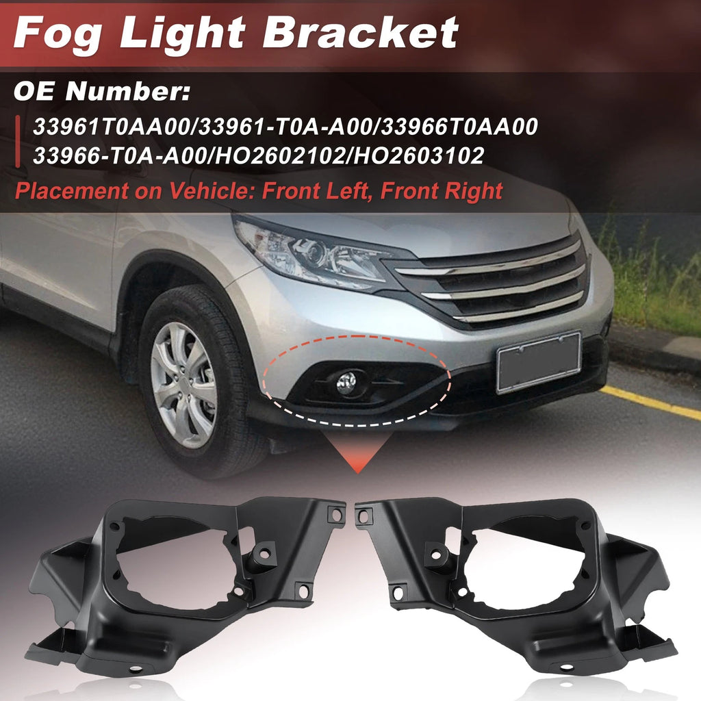 Fog Light Bracket Set for Honda CR-V (2012–2014) 33961T0AA00