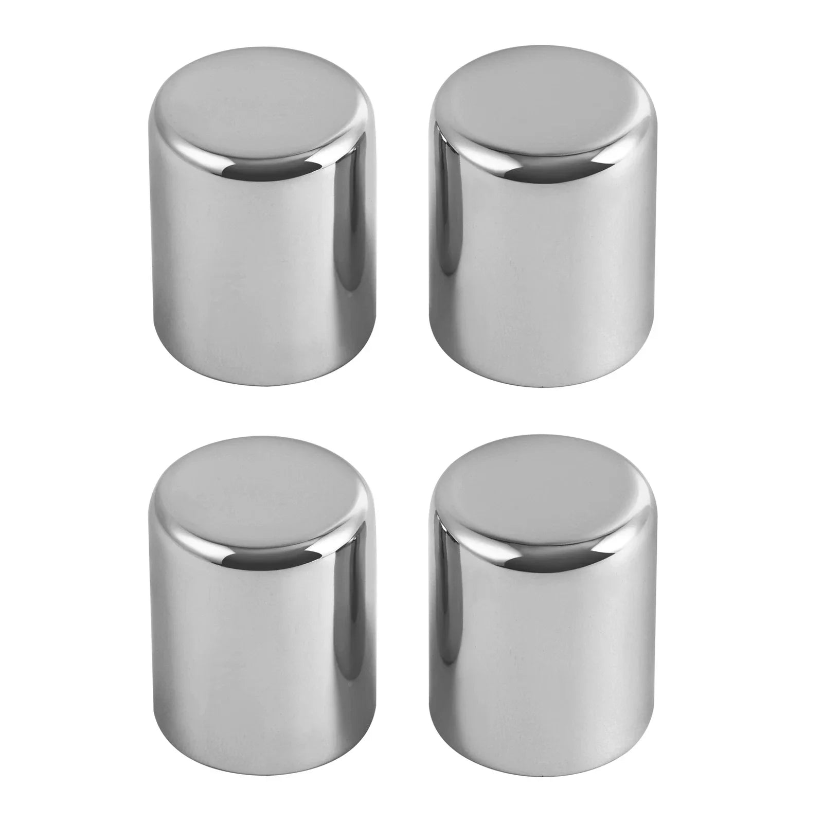 4 x Chrome Dock Hardware Point Covers for Harley Touring FLHR FLHT FLHX FLTR (2009-2023)