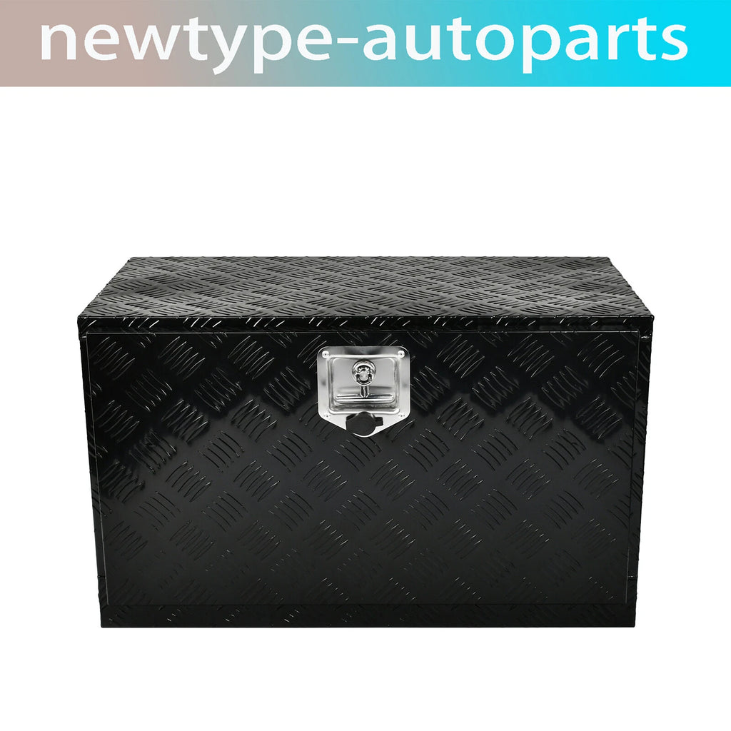 30" x 17" x 18" Black Aluminum Tool Box for Pickup Truck (Fits )