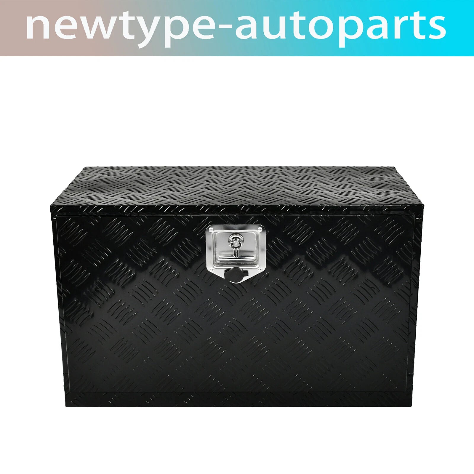 30" x 17" x 18" Black Aluminum Tool Box for Pickup Truck (Fits )