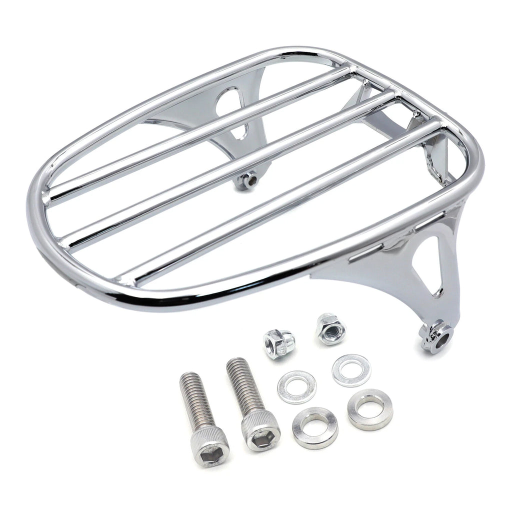 Chrome Luggage Rack for Harley Davidson Softail FLDE FLHC FLHCS (2018–2023)