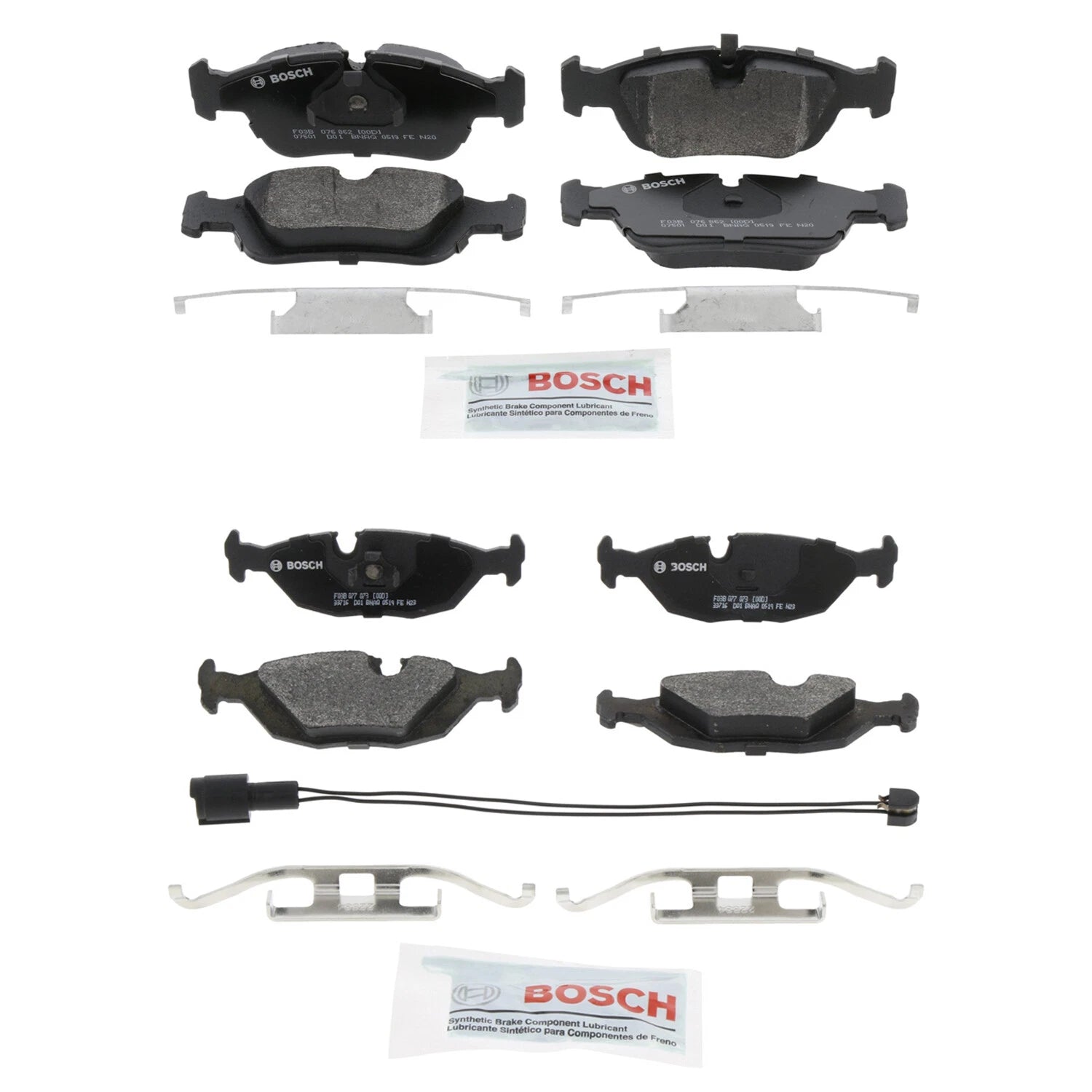 Bosch Quietcast Disc Brake Pad Kit for BMW E30 325i 325is (1982–1994)