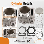 Cylinder Piston Ring for Yamaha Raptor 700 YFM700R (2006–2014) Standard Bore