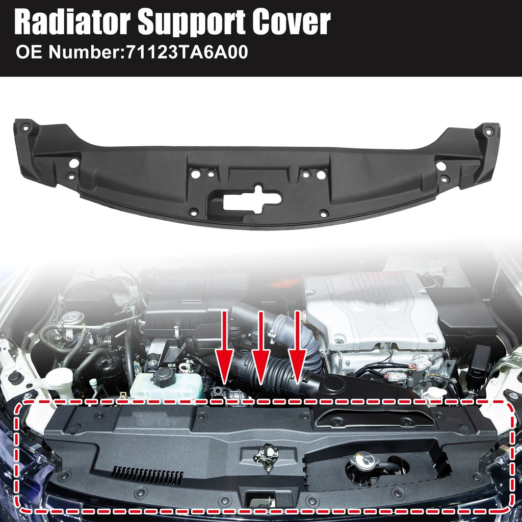 Radiator Support Cover for Honda Accord (2008–2010) No. 71123TA6A00