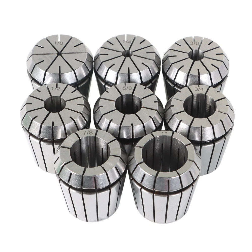 10-Piece ER-40 Spring Collet Chuck Set for Precision Machining (N/A)