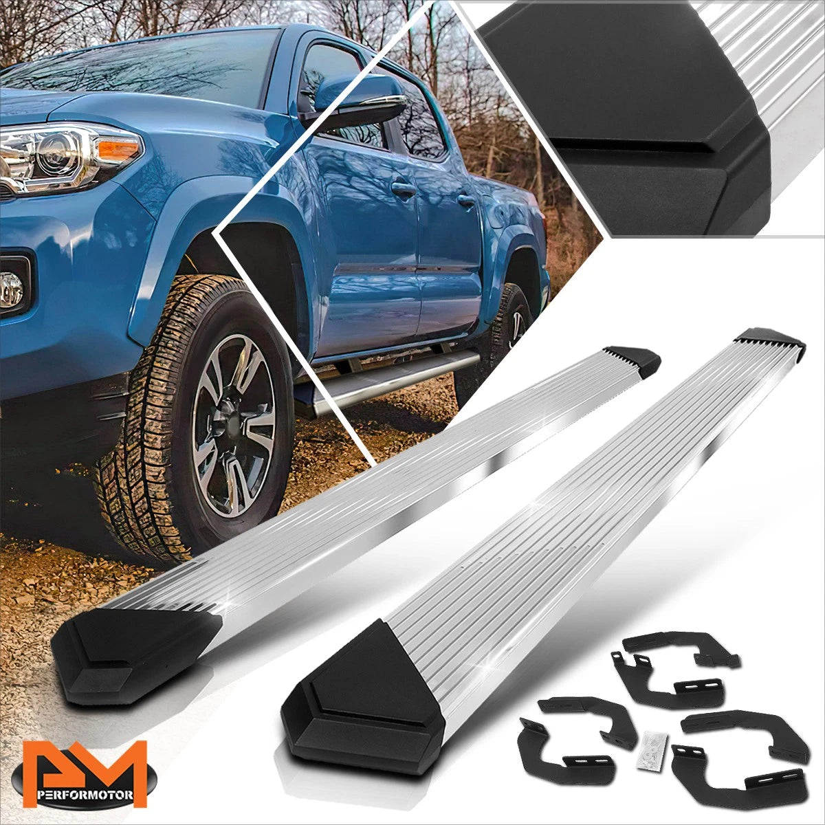 Set of 2 Side Step Pads for Toyota Tacoma Double Cab (2005–2022)