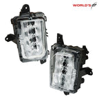 LED Fog Lights with Bezels for GMC Sierra 1500 AT4 Denali (2019–2022)