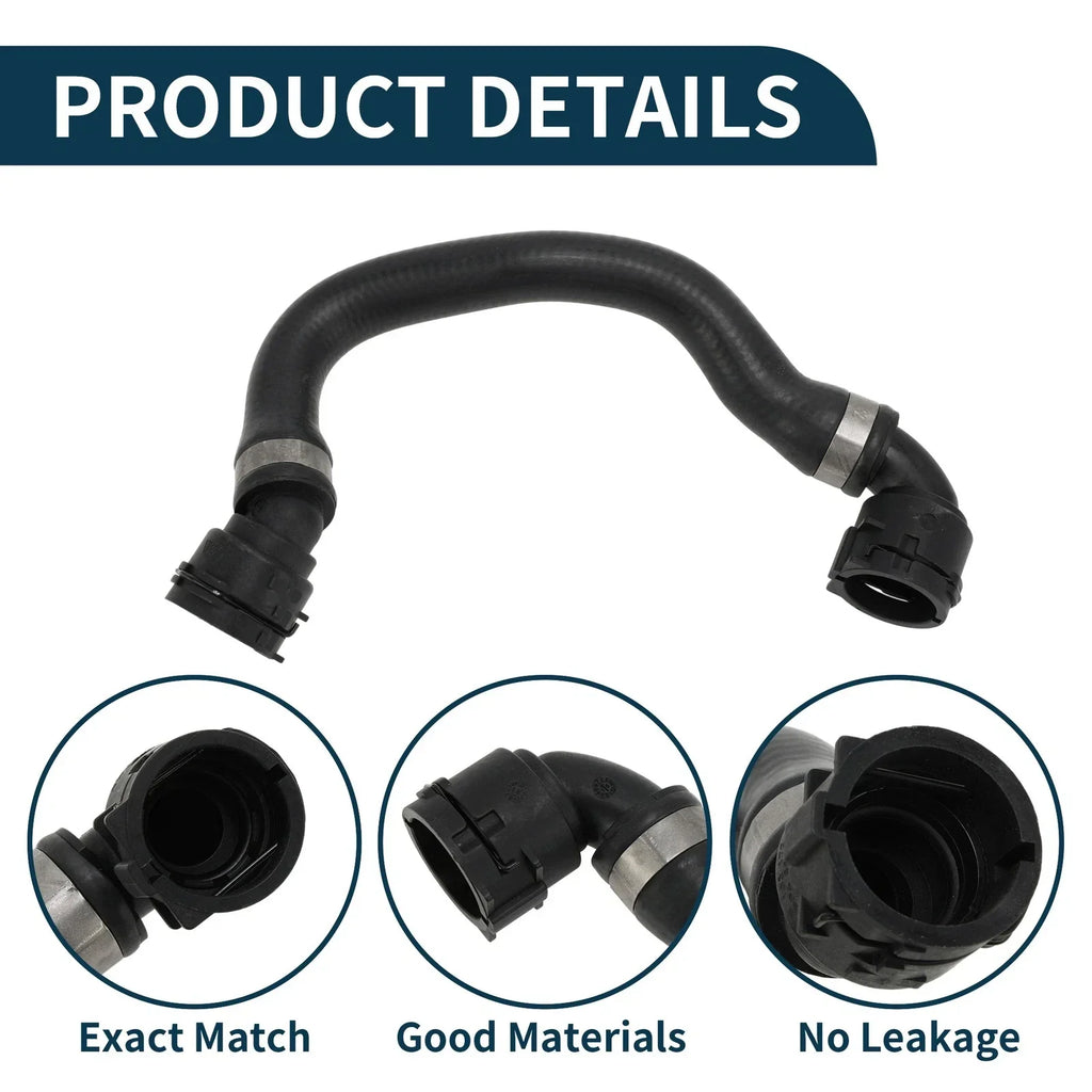 Radiator & Heater Hose for BMW X3 (2018 - 2018) Coolant Hose Black