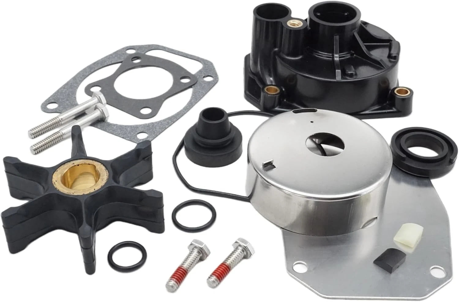 Water Pump Impeller Rebuild Kit for Johnson Evinrude 40 50 55 HP (Replaces 5000308)