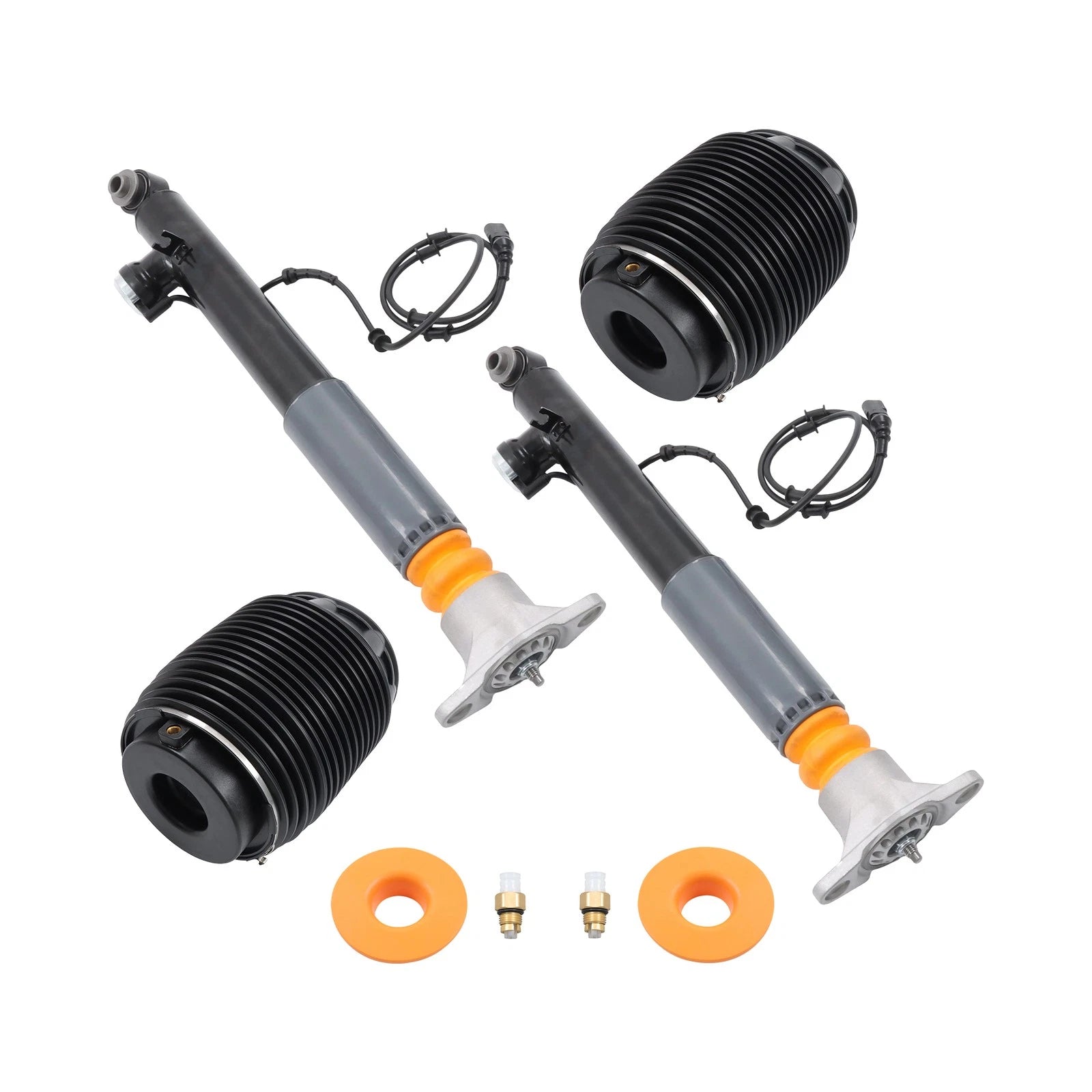 Set of 4 Rear Shock Struts & Air Suspension Bags for Hyundai Equus (2011–2016)