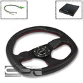 NRG 320mm 6-Hole Oval Racing Steering Wheel for Universal Fit (No Year)