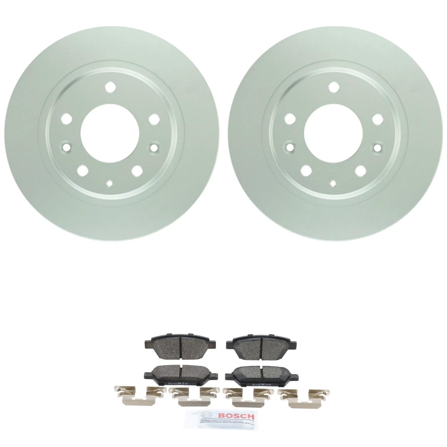 Bosch Rear Quietcast Rotors & Ceramic Brake Pads for Mazda 6 (2006–2013)