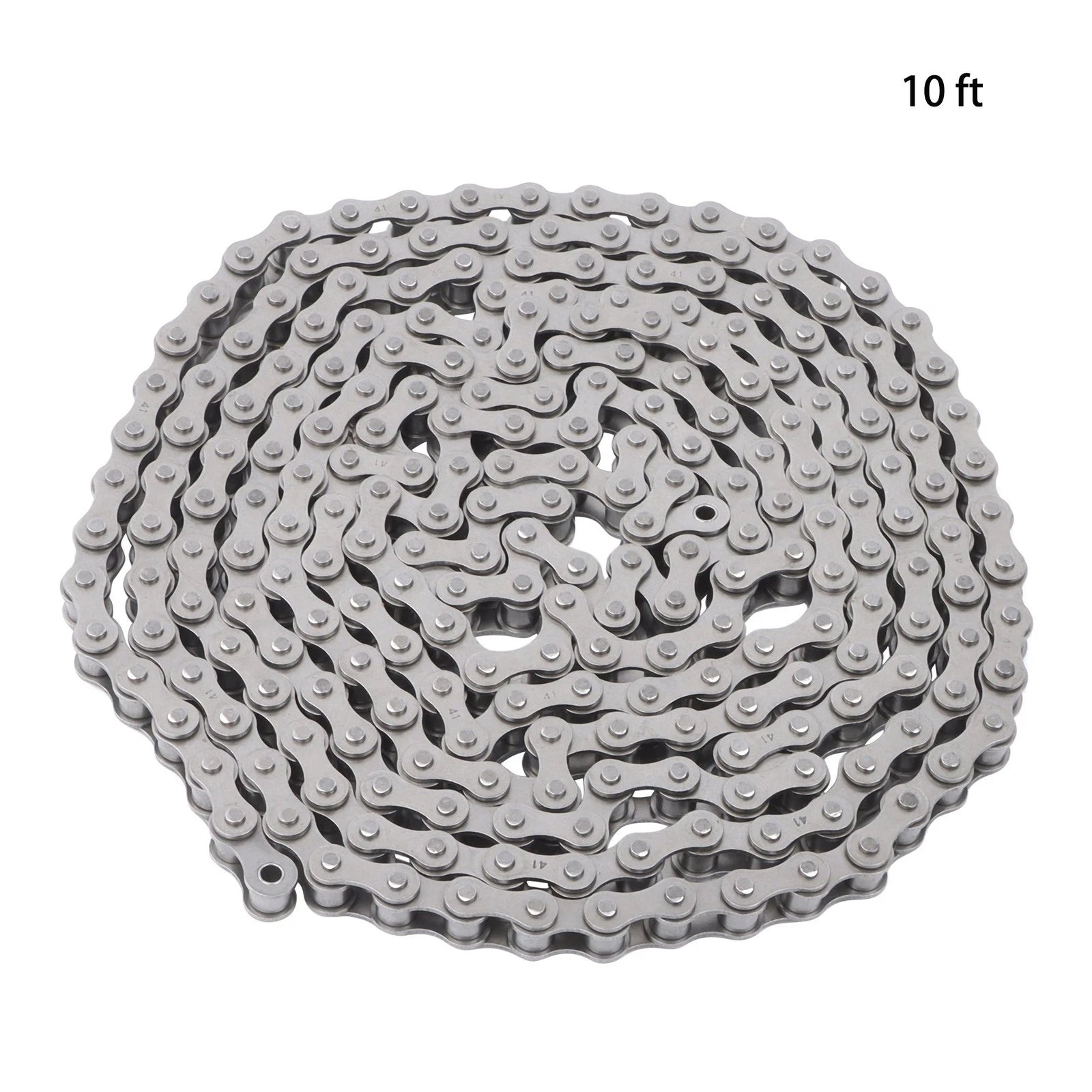 Roller Chain Set of 10 Feet with 2 Connecting Links