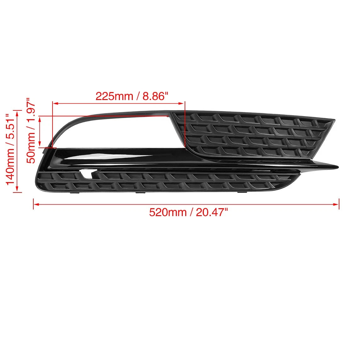 Front Right Fog Light Grille Cover 8T0807682H for Audi A5 2013-2014