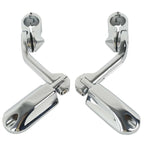 1.25" Angled Highway Engine Guard Foot Pegs for Harley Touring (Fits 2014-2023)
