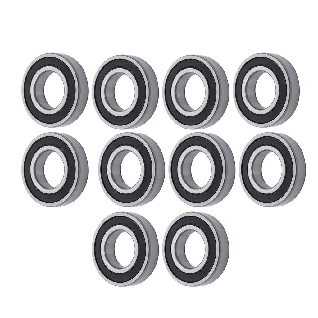 10 Pack 6208-2RS Deep Groove Ball Bearing for (40mmx80mmx18mm)