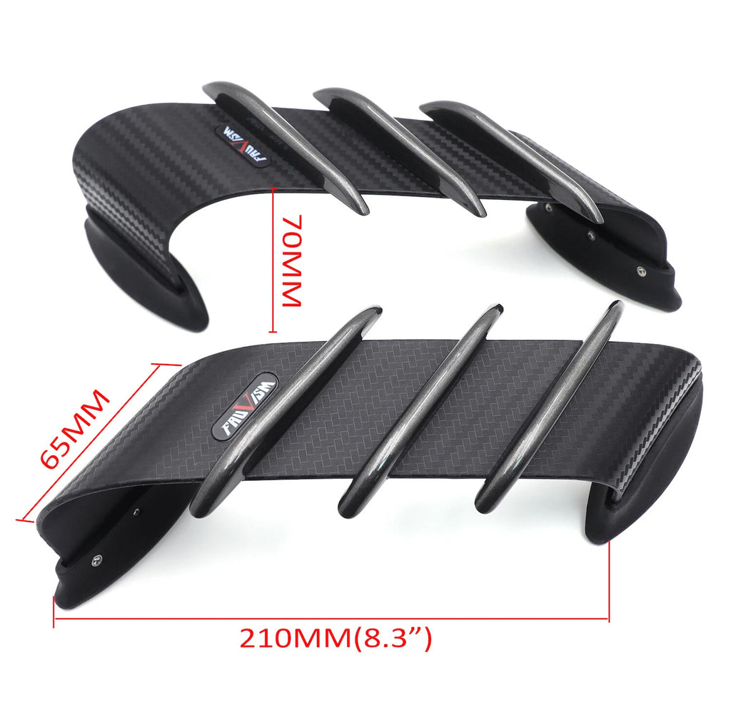 Universal Motorcycle Front Fairing Winglets Side Spoiler Sticker