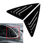 Rear Window Louvers Cover for Audi Q3 F3 Sportback (2019-2024) Black