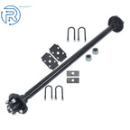 Trailer Axle 2000 lbs 4 Lug for Various Models (44"-72" Hub Face)