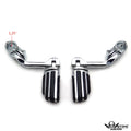 Chrome 5" Long Foot Peg Kit for Yamaha Roadstar, Honda Goldwing
