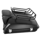 Matte Black Razor Trunk Pad for Harley Road King (2014–2026)