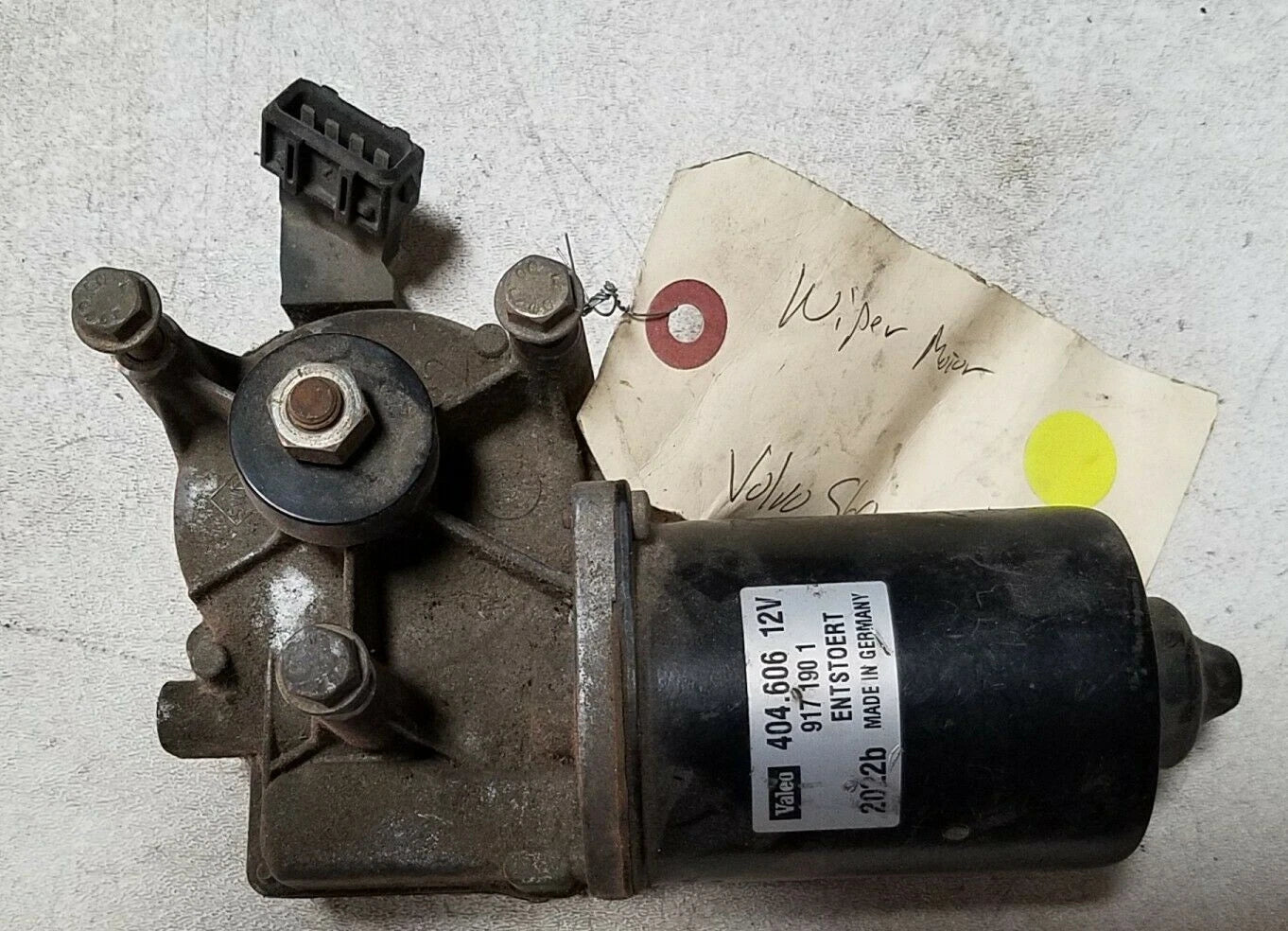 Windshield Wiper Motor for Volvo S60 V70 S80 (2000–2008) 8648343
