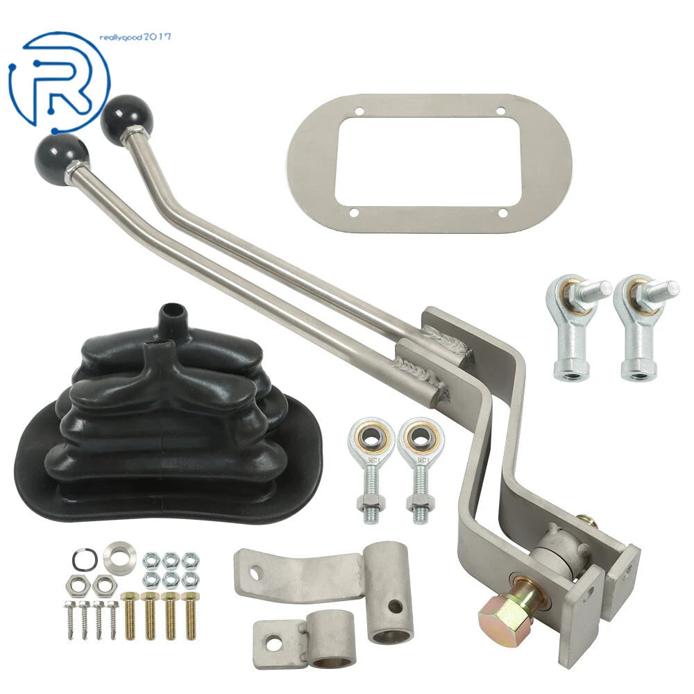 Stainless Twin-Stick Shifter for GM Transfer Case NP205 (Year Range)