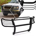 Black Grill Brush Guard & Light Protector for Toyota Tacoma (1998–2004)