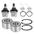 Front Wheel Bearing Ball Joint Kit for Kawasaki KAF820 Mule Pro FX FXT (2015–2023)