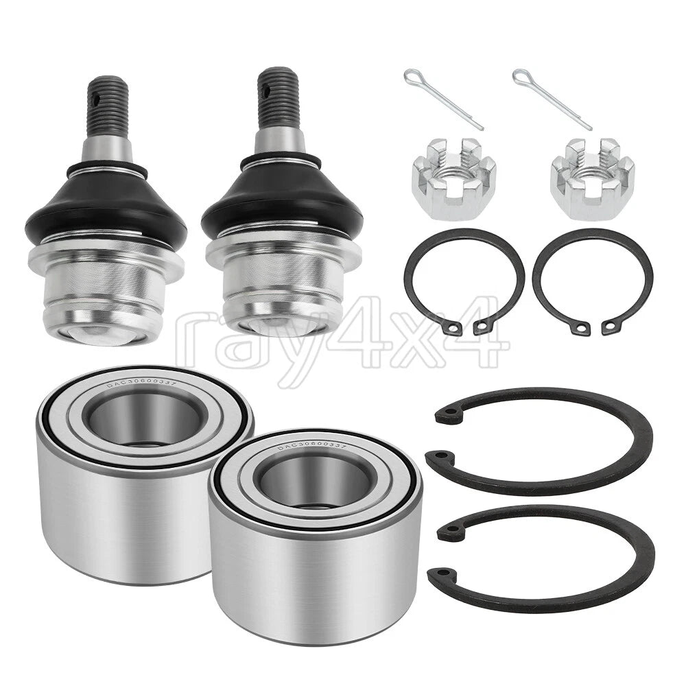 Front Wheel Bearing Ball Joint Kit for Kawasaki KAF820 Mule Pro FX FXT (2015–2023)