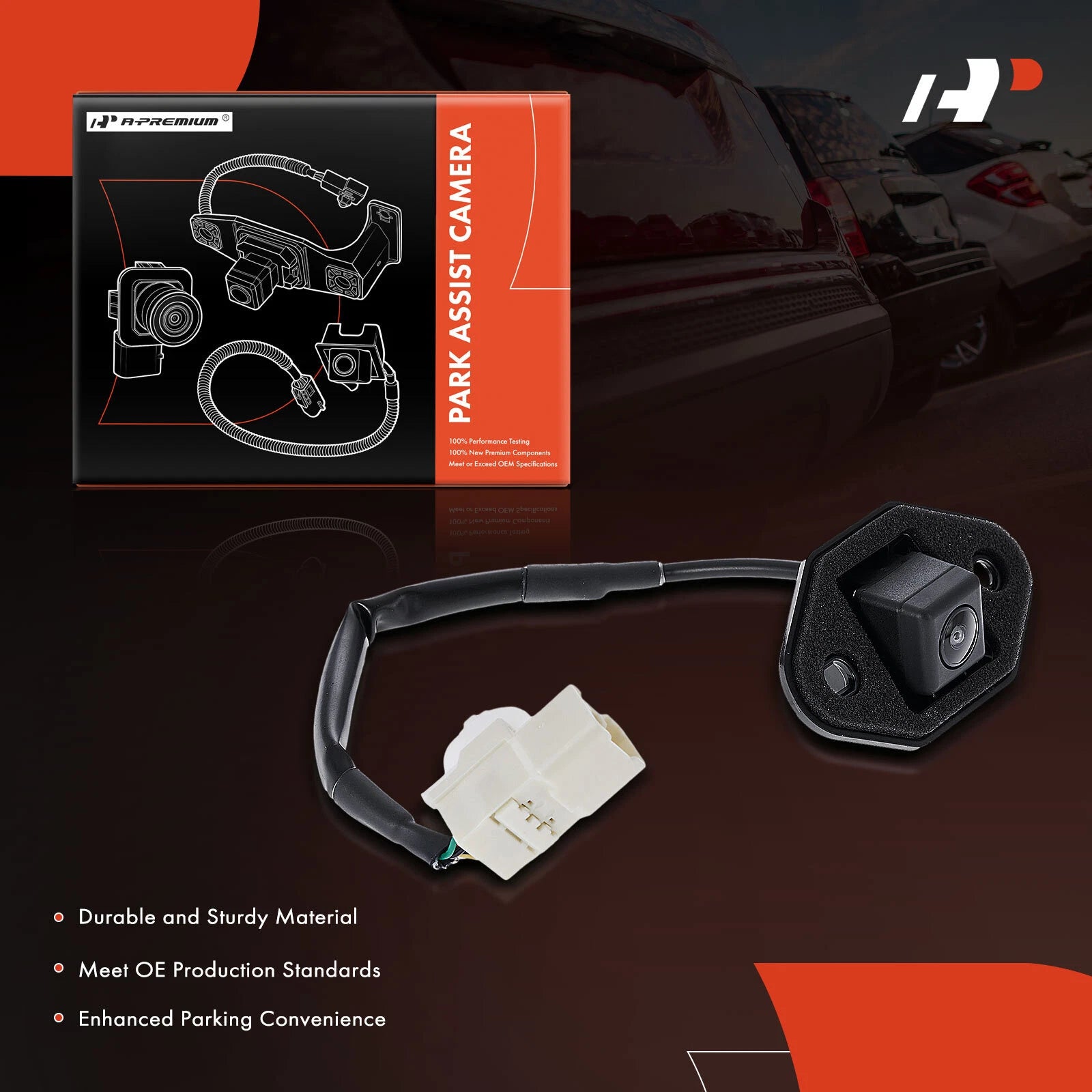 Rear View Backup Park Assist Camera for Mitsubishi Lancer (2012-2013)